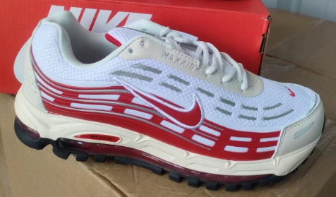 Nike Air Max TL 2.5 White Red Men's Running Shoes-03 - Click Image to Close